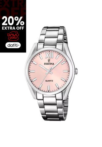Reloj Festina Modelo F20622/2 Plateado Mujer Festina
