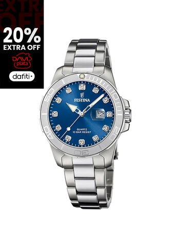 Reloj Festina Modelo F20503/6 Plateado Mujer Festina