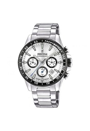 Reloj Para Hombre Festina Timeless Chrono F20560/1 Plateado