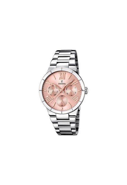 Reloj Para Mujer Festina Boyfriend F16716/3 Plateado