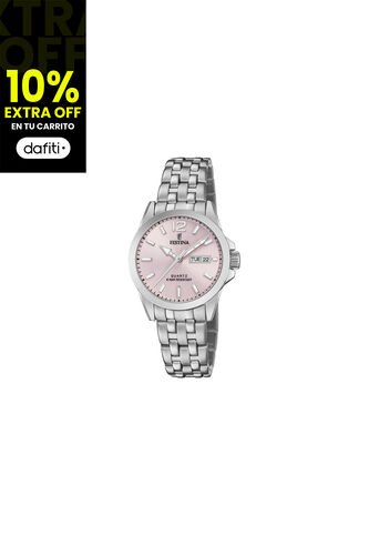 Reloj Para Mujer Festina Classic Metal F20455/2 Plateado Festina