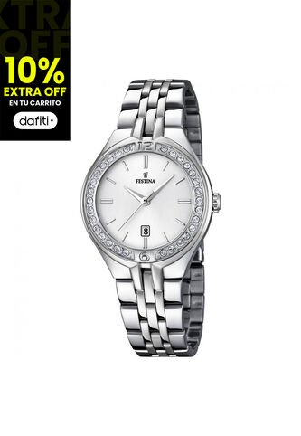 Reloj Para Mujer Festina Mademoiselle F16867/1 Plateado Festina