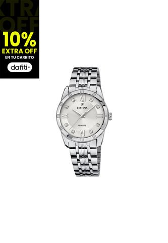 Reloj Para Mujer Festina Mademoiselle F16940/A Plateado Festina