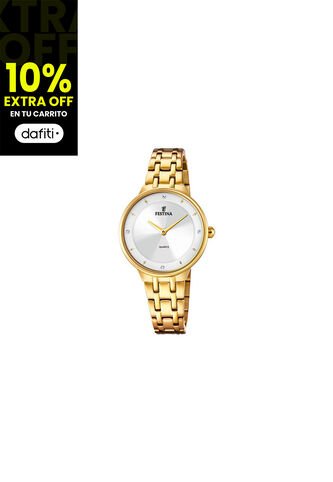 Reloj Festina Modelo F20601/1 Dorado Mujer Festina