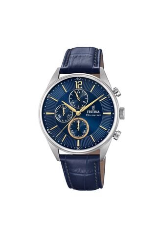 Reloj Para Hombre Festina Timeless Chrono F20286/3 Azul Festina