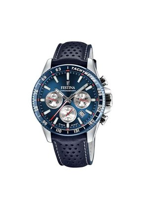 Reloj Para Hombre Festina Timeless Chrono F20561/2 Azul