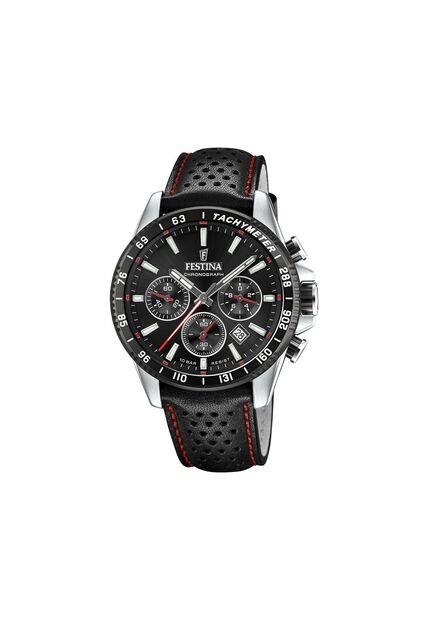 Reloj Para Hombre Festina Timeless Chrono F20561/4 Negro