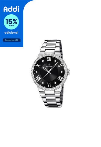 Reloj Para Mujer Festina Boyfriend F16719/2 Plateado Festina