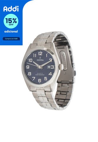 Reloj Para Hombre Festina Classic Metal F20437/3 Plateado Festina
