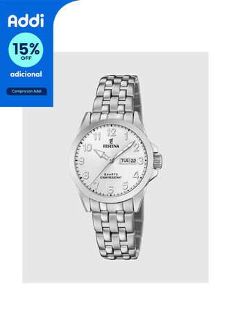 Reloj Festina Modelo F20455/1 Plateado Mujer Festina