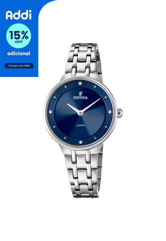 Reloj Festina Modelo F20600/3 Plateado Mujer Festina