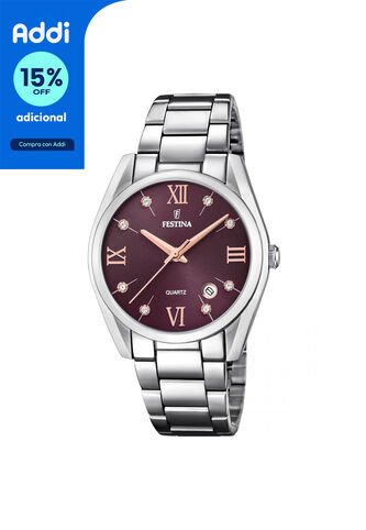 Reloj Festina Modelo F16790/E Plateado Mujer Festina