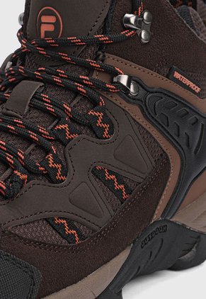 Bota Outdoor Cafe-Negro-Naranja Fila Eysan