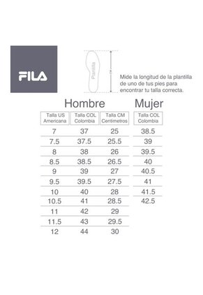 GUAYO FILA HOMBRE 432020BWG HIMER TF Talla 10.5