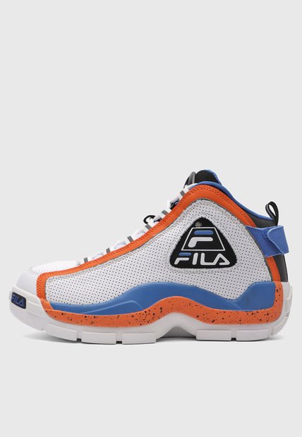 Tenis Basketball Blanco-Naranja-Azul Fila Grant Hill 2 PDR