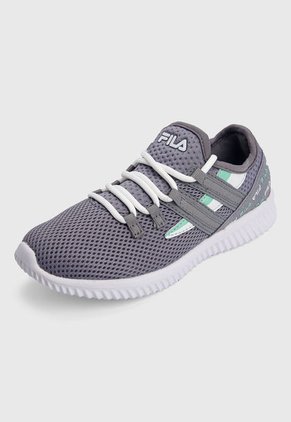 Tenis Lifestyle Gris-Blanco-Verde Fila Aysel