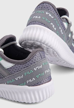 Tenis Lifestyle Gris-Blanco-Verde Fila Aysel