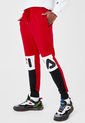Pantalón Sudadera Rojo-Blanco-Negro Fila de Fila