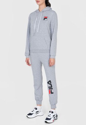 Conjunto Deportivo Gris-Rojo-Blanco Fila