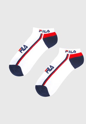 Medias X2 Blanco-Rojo-Azul Fila