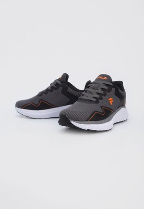 Tenis Lifestyle Gris-Blanco-Naranja Fila Alevar