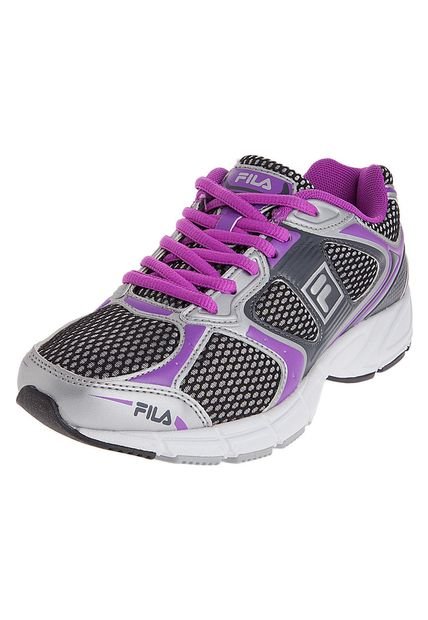 Tennis Morado-Negro-Gris Fila Reach