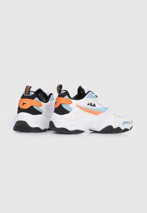 Tenis Lifestyle Blanco-Celeste-Naranaja Fila Camper