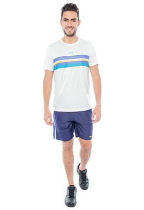 Pantaloneta Fila Fitness Short With Inner Brief Azul Oscuro