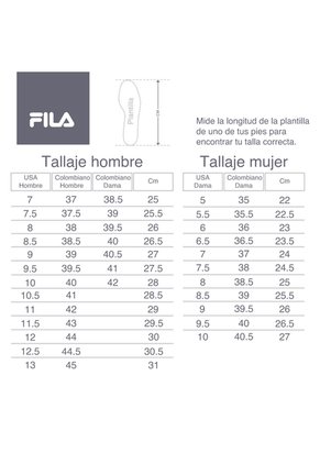 TENIS FILA MUJER 5CM02206-976 A LOW Talla 8
