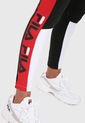 Leggings Negro-Rojo-Blanco Fila de Fila