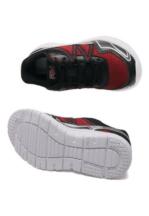 Tenis Lifestyle Negro-Rojo-Blanco Fila Kids Ps Laine