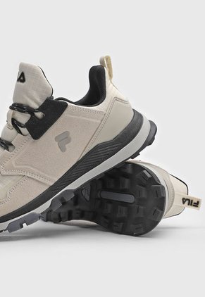 Tenis de Senderismo Beige-Negro-Gris Fila Alemol Runner