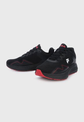 Tenis Lifestyle Negro-Rojo Fila Alevar