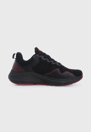 Tenis Lifestyle Negro-Rojo Fila Alevar