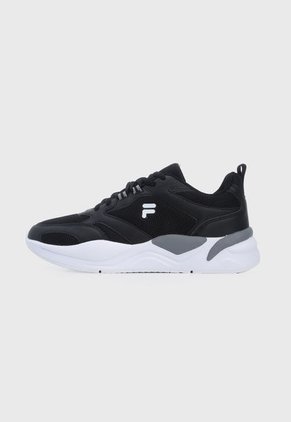 Tenis Lifestyle Negro-Blanco-Gris Fila Df Runner