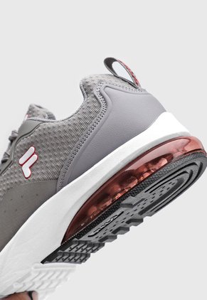 Tenis Training Gris-Blanco-Rojo Fila Airdan