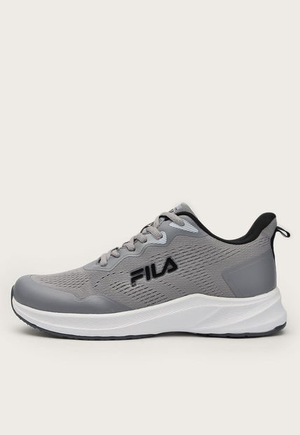 Tenis Running Gris-Blanco-Negro FILA Lecianmer