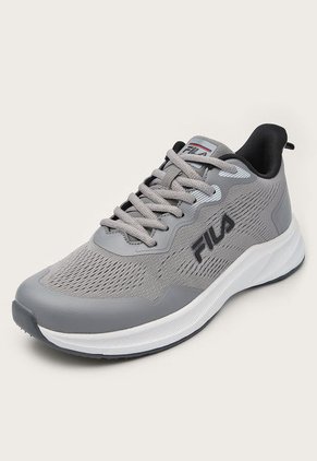 Tenis Running Gris-Blanco-Negro FILA Lecianmer