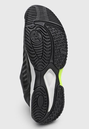 Tenis para Tennis Negro-Blanco-Amarillo Neón Fila Court Risk