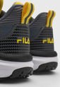 Tenis Running Gris-Amarillo-Negro Fila Dandier de Fila