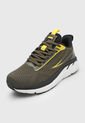 Tenis Running Verde Oliva-Amarillo-Negro Fila Stermat de Fila
