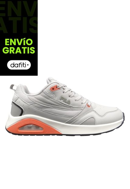 Tenis Fila Aspac Hombre -Gris/Naranjado