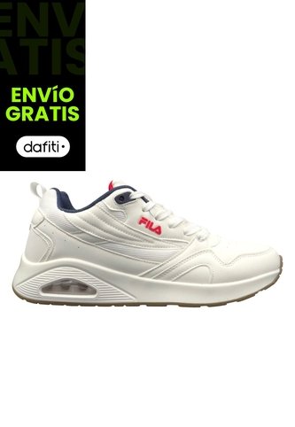 Tenis Fila Aspac Hombre -Blanco/Azul Fila