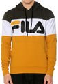 Hoodie Verde-Amarillo-Blanco Fila de Fila