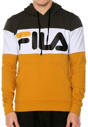 Hoodie Verde-Amarillo-Blanco Fila