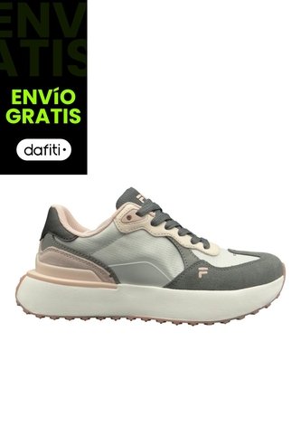 Tenis Fila Ws Triada Mujer-Gris/Rosado Fila