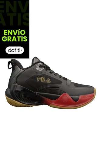 Botas Fila Wiz Hombre-Negro/Rojo Fila