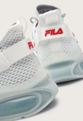 Tenis Lifestyle Blanco-Gris-Rojo-Azul Fila Dualitty
