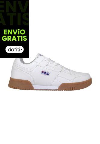 Tenis Fila Lifetime Hombre-Blanco/Café Fila