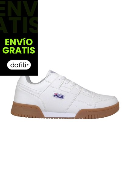 Tenis Fila Lifetime Hombre-Blanco/Café